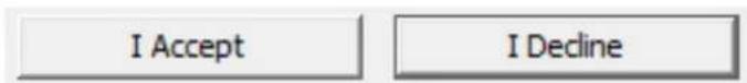 I Accept I Decline