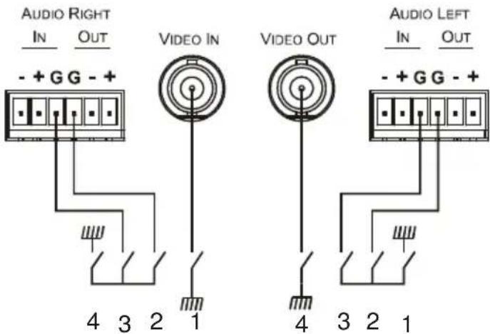 Kramer TR-2A - Audio Dipswitches - 1
