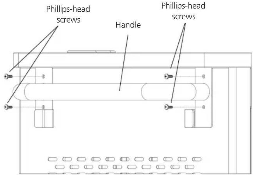 Black Box UCCDM-10-40T - Installing the Handle - 1