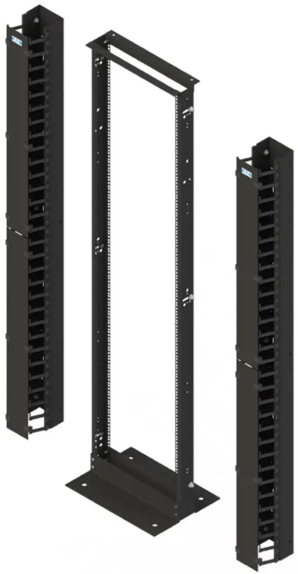 EATON RE2PRMK45U280B - RE 2 Post Rack System - 1
