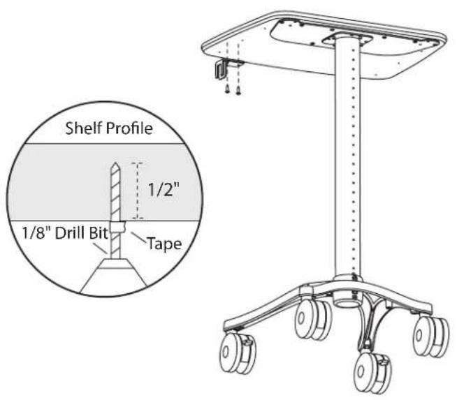 Ergotron ZGCSCG - Install the Bracket - 2