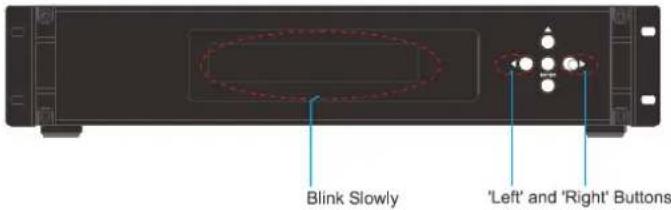 Blink Slowly 'Left' and 'Right' Buttons