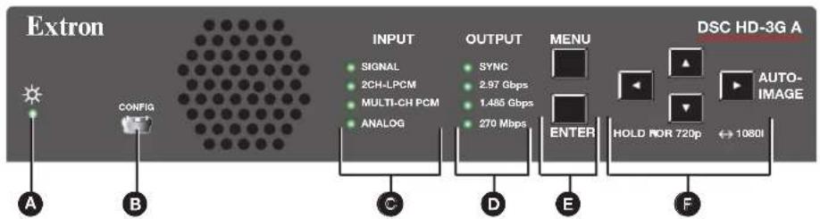 Extron DSC 3G-HD A - Front Panel Features - 2