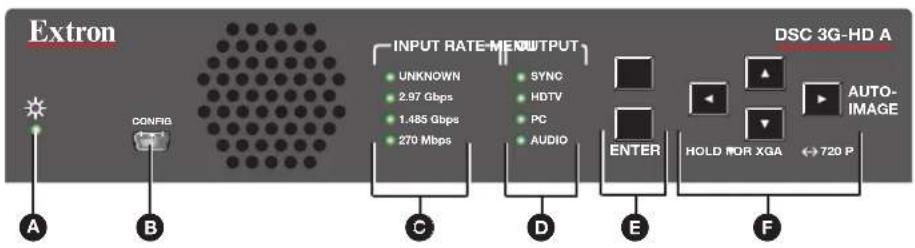 Extron DSC 3G-HD A - Front Panel Features - 1