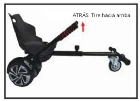 ATRÁS: Tire hacia arriba