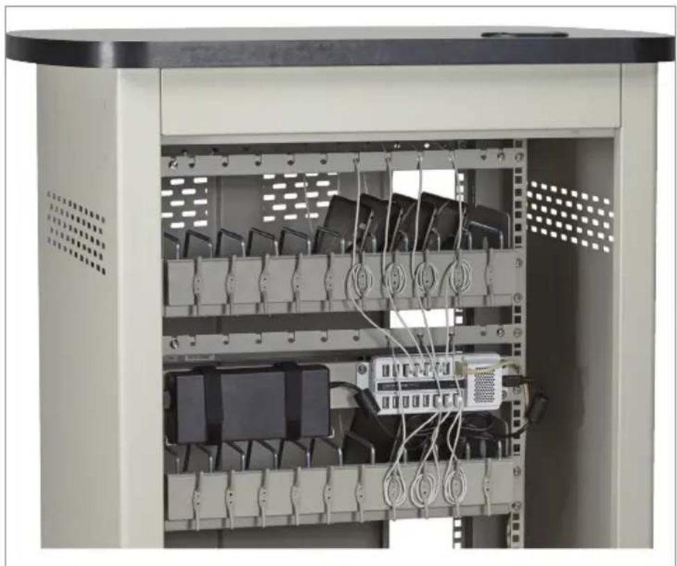 Black Box UCCSM27H-ILC - Installing the Cambrionix PowerPad 15S Syncing Units (UCCSS30H-S and UCCSS30T-S Only) - 1