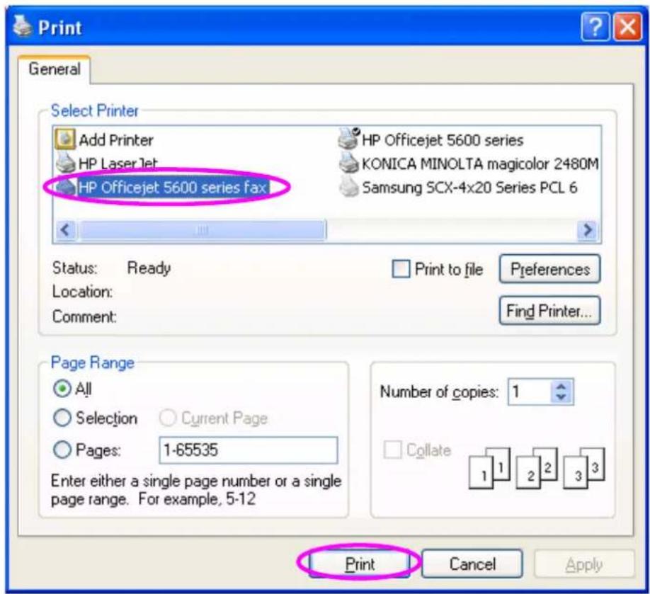 Edimax PS-1207MF - Procedures to fax a file - 1