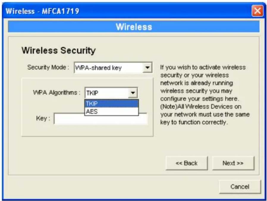 Edimax PS-1207MF - WPA-shared key or WPA-None Security Mode: - 1