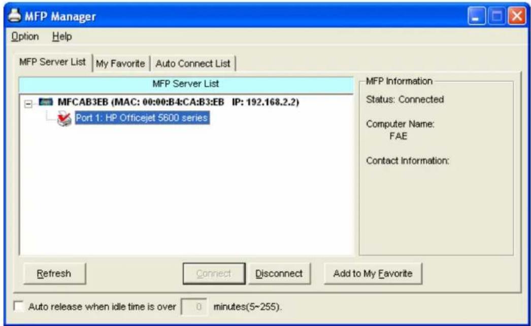 Edimax PS-1207MF - MFP Server List - 1