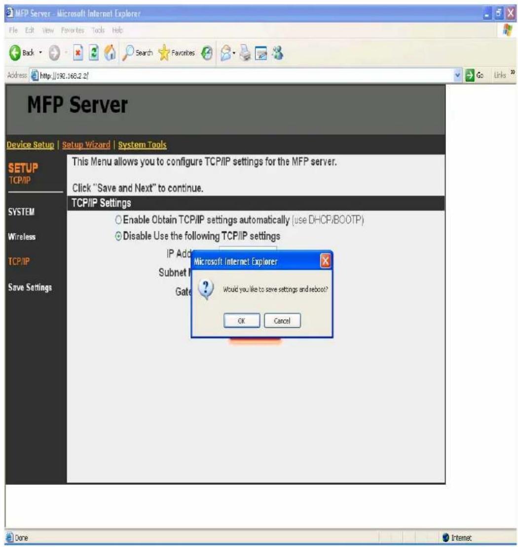 Edimax PS-1207MF - Save Settings - 1