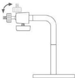 TRENDNET TV-IP300W - Attaching the Camera to the Stand - 1