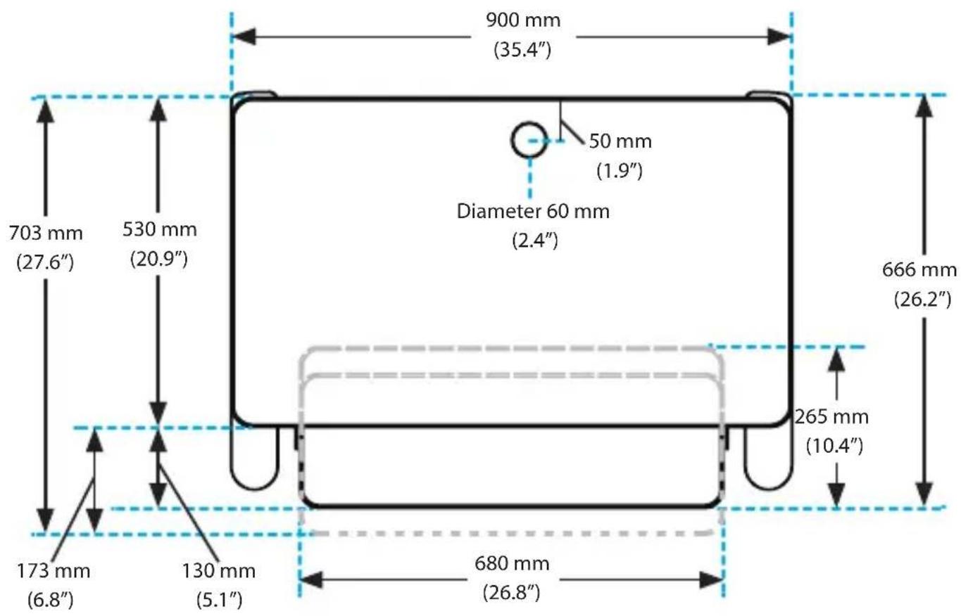 StarTech.com ARMSTSLG - Product dimensions ARMSTSLG - 3