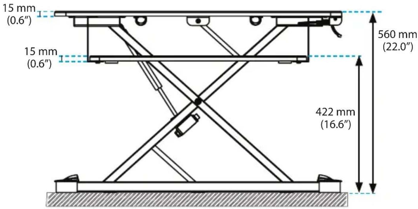 StarTech.com ARMSTSLG - Product dimensions ARMSTSLG - 2