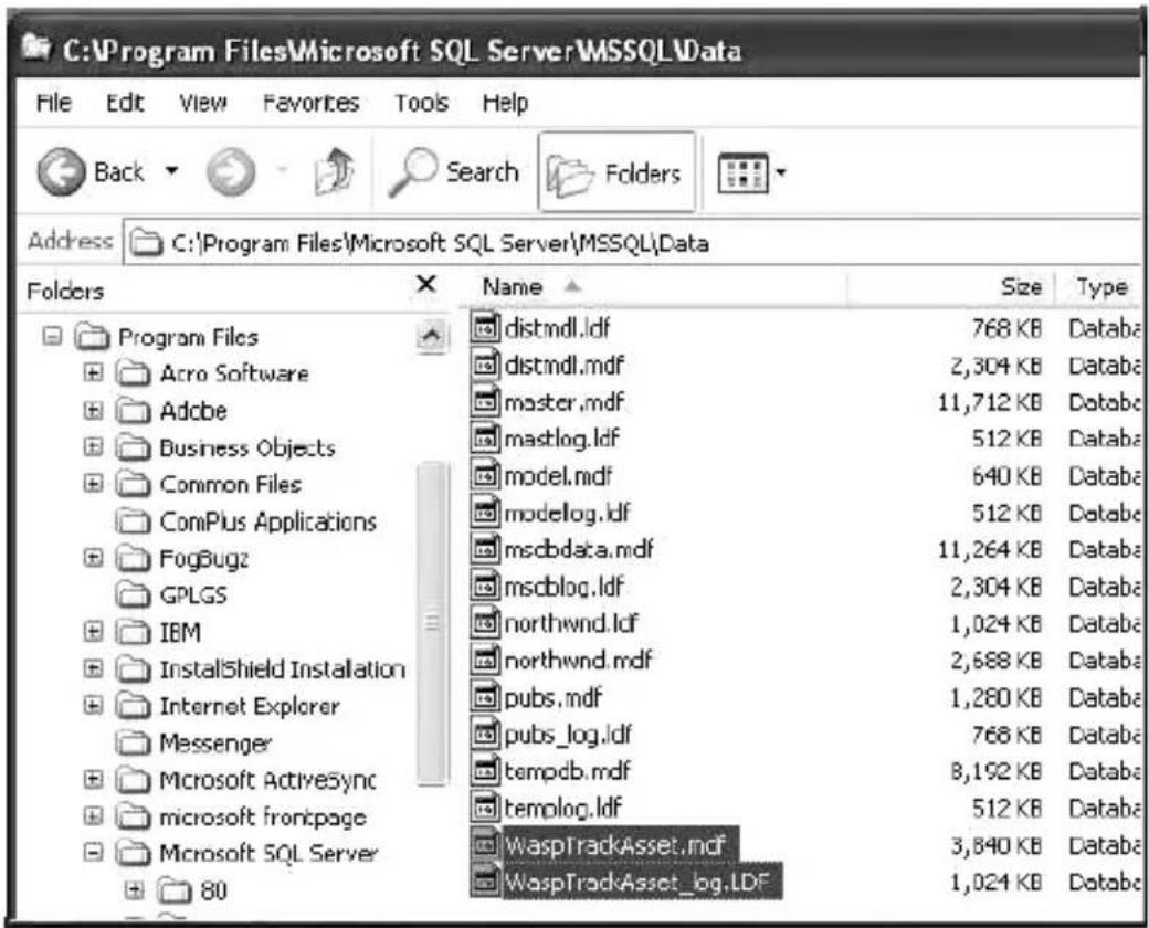 Wasp MobileAsset Enterprise Web Module - MIGRATING AN EXISTING DATABASE - 4