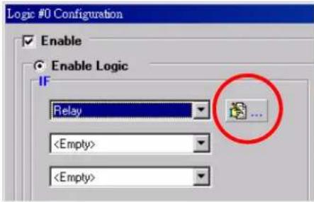 Logic #0 Configuration Enable Enable Logic IF Relay ...
