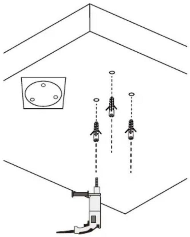 Vivotek AM-231 - IV-1-1. Pendant Mount without Pendant Pipe: AM-118 - 1