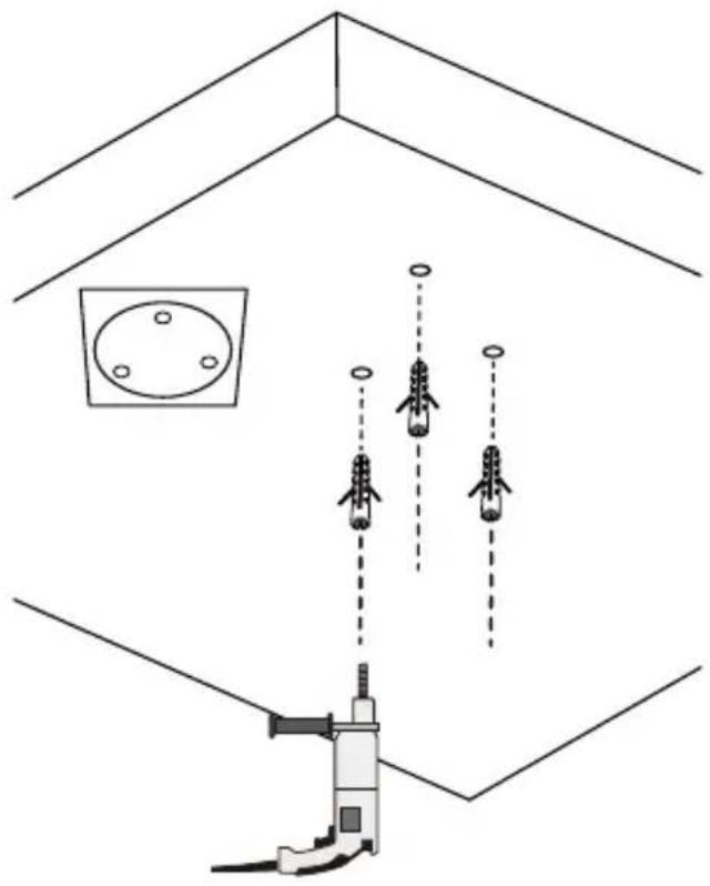 Vivotek AM-231 - IV-1-2. Pendant Mount with Pendant Pipe: AM-116/AM-117 & AM-118 - 1