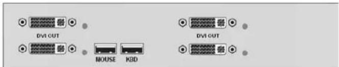 DVI OUT MOUSE KBD DVI OUT