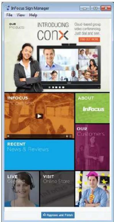 INFOCUS INS-SIGNMGR - Convert an HTML5 file to a digital sign - 2