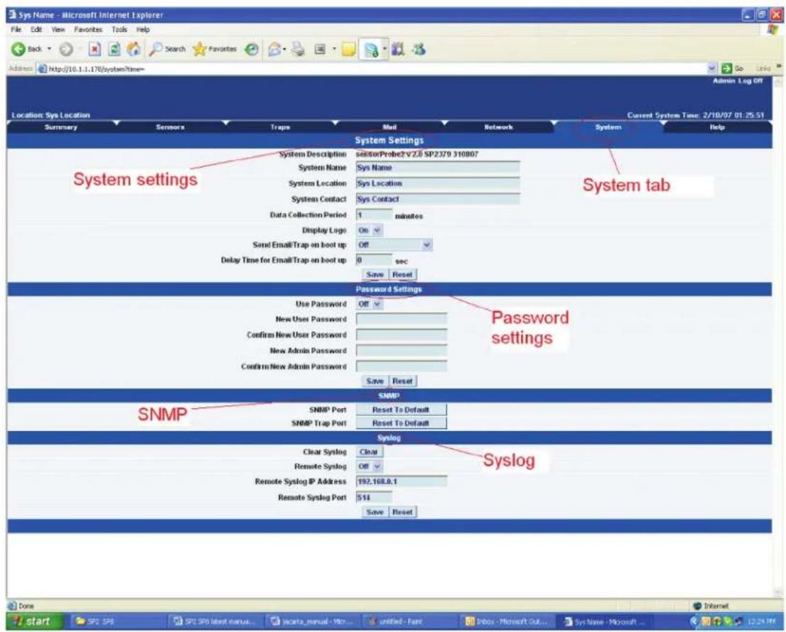 Black Box AlertWerks EME112A - System Tab - 1