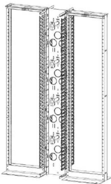 Panduit PRV679 - Center Mounting of a PATCHRUNNER on Standard EIA Rack - 3