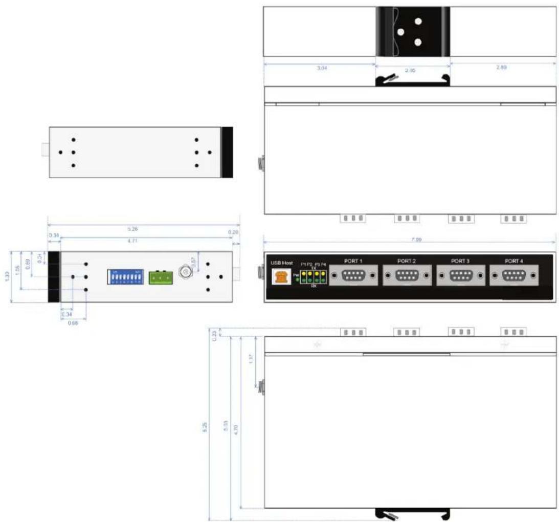 Black Box ICD140A - Dimensional Diagrams - 2