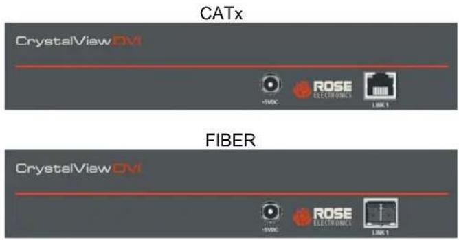 CATx CrystalView OM -500C ROSE ELECTRONICS LINK 1 FIBER CrystalView OM -500C ROSE ELECTRONICS LINK 1