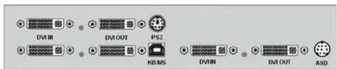 DVI IN DVI OUT PS2 KB-MS DVI IN DVI OUT A/D