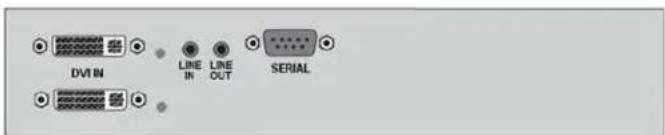 DVI IN LINE IN LINE OUT SERIAL