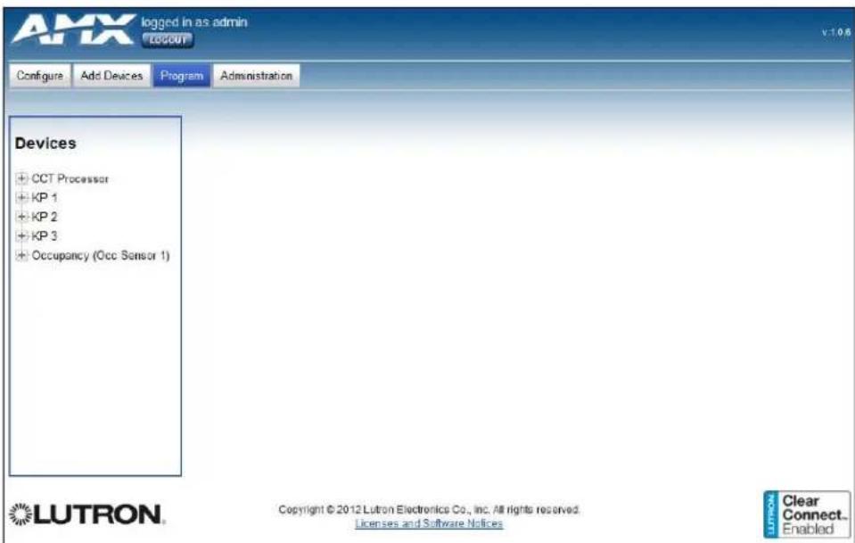 AMX NXB-CCG - Program Page - 1