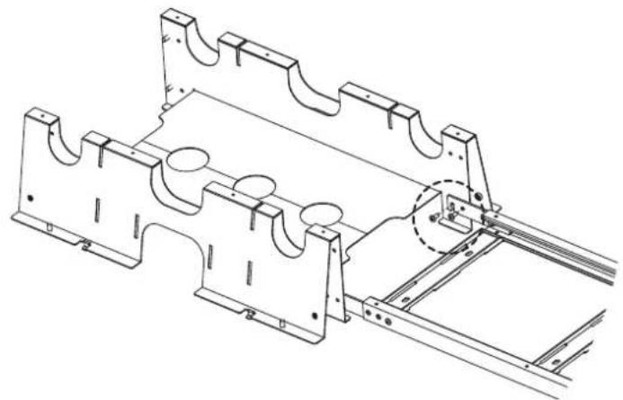CyberPower CRA30008 - Installing Cable Ladder Within Rack Row - 1