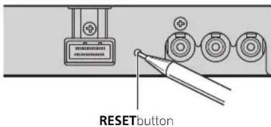PIONEER AVD-W9000 - Resettingthemicroprocessor - 1