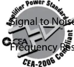 JENSEN VM9126 - CEA Power Ratings - 1
