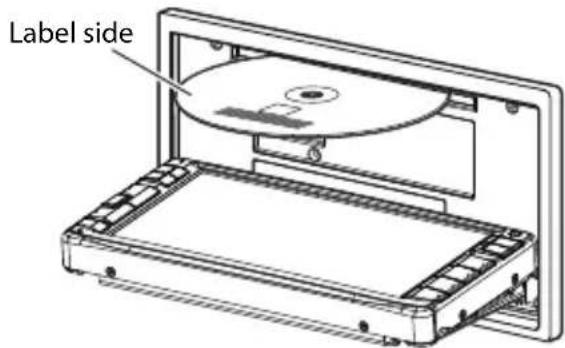 JVC DDX630WBTM - - Inserting a disc - 1