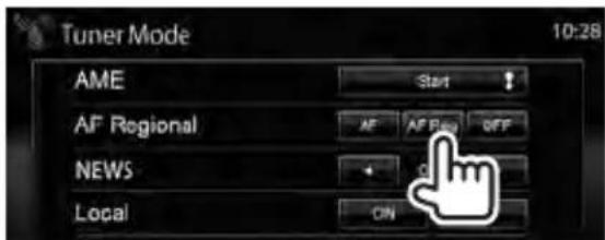 JVC DDX630WBTM - To change the Network-Tracking Reception setting - 2