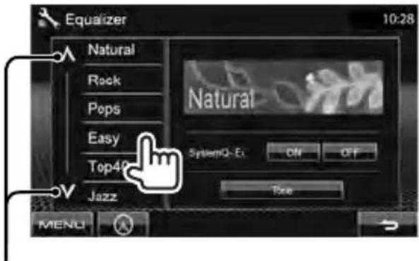 JVC DDX630WBTM - ■ Selecting a preset sound mode - 3