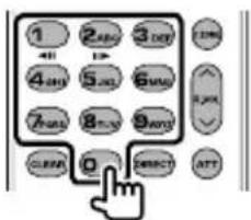 JVC DDX630WBTM - Numeric keypad - 1