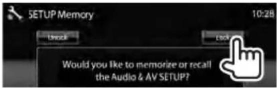 JVC DDX630WBTM - Locking the settings - 2