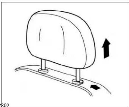 NISSAN NV Cargo (2015) - ADJUSTABLEHEADRESTRAINT/ HEADRESTCOMPONENTS - 2