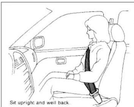 NISSAN NV Cargo (2015) - PRECAUTIONSONSEATBELT USAGE - 1