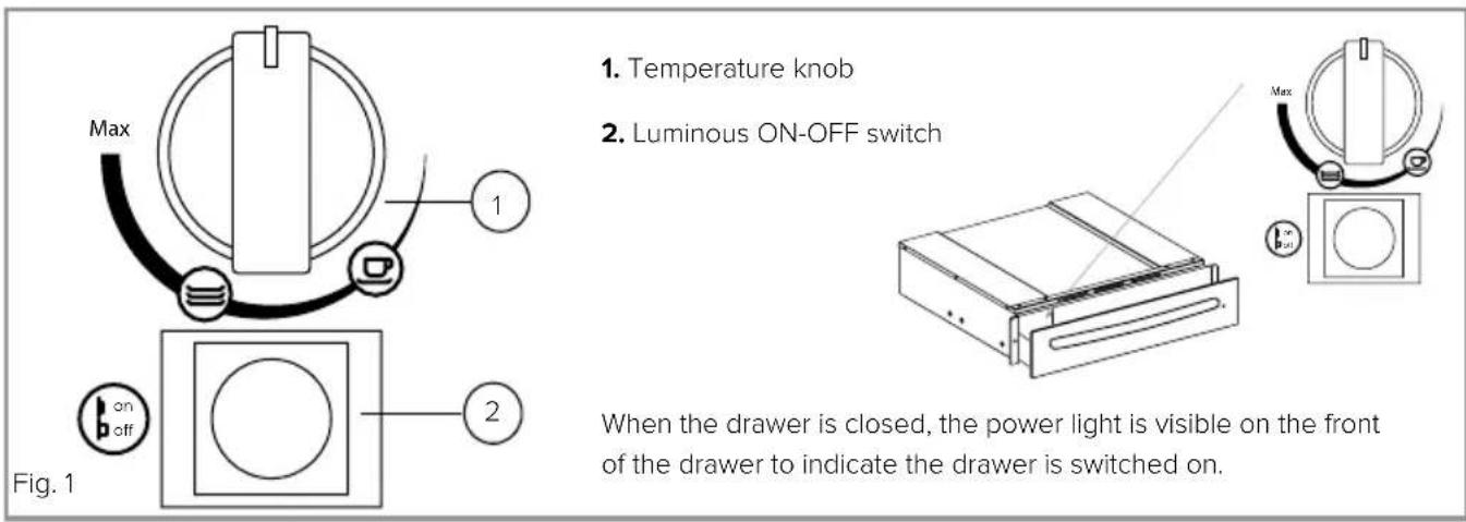 CDA VW280 - Using Your Warming Drawer - 1