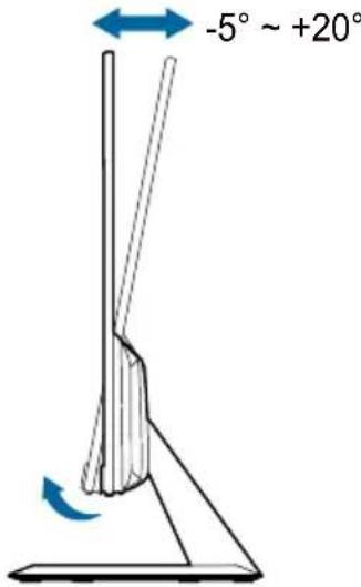 ASUS Designo VZ27AQ - Adjusting the monitor - 1