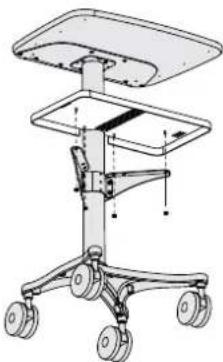 Ergotron ZESLCG/CG - Install the Equipment Shelf or Metal Bin - 2