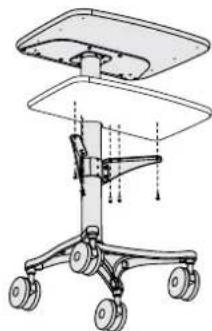Ergotron ZESLCG/CG - Install the Additional Shelf - 2