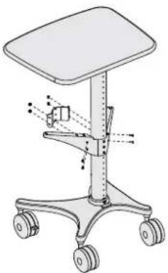 Ergotron ZESLCG/CG - Install the Inner Shelf Bracket - 2