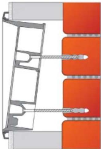 2N Telecommunications 932081E - Flush Mounting - Thermally Insulated Wall - 1