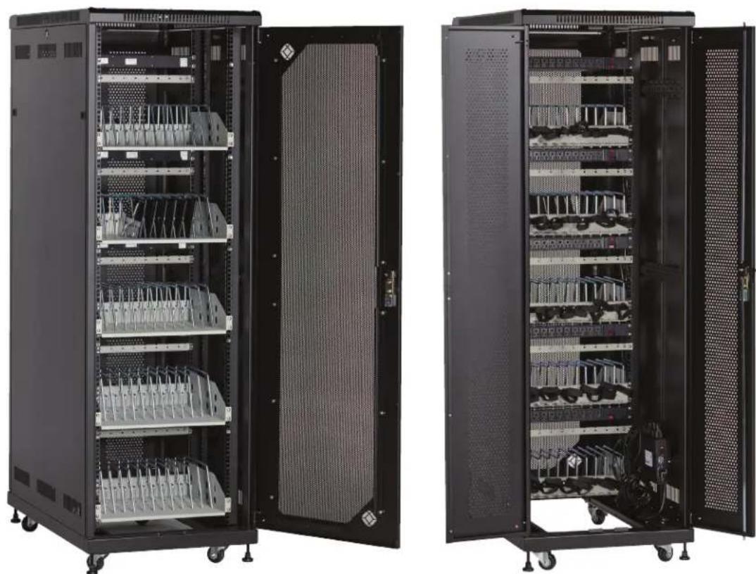 Black Box MSC-96-TNN - Cabinet Configuration Examples for Chromebook Computer/Laptop Storage and Charging 2.3.1 MSC-60-CCN and MSC-60-CNN - 3