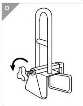 Welby Bathtub Safety Rail ASP-US-041 - Montaje - 2