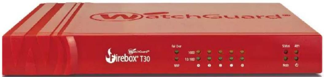 WatchGuard® Firebox® T30 Fail Over 1000 10/100 WAP Status Attn Route