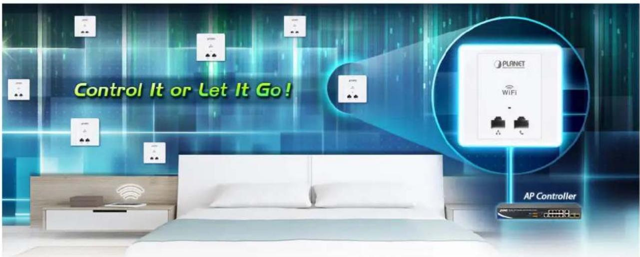Planet WNAP-W2201A - All-in-One Manageable Wi-Fi Solution for Hospitality Industry - 1